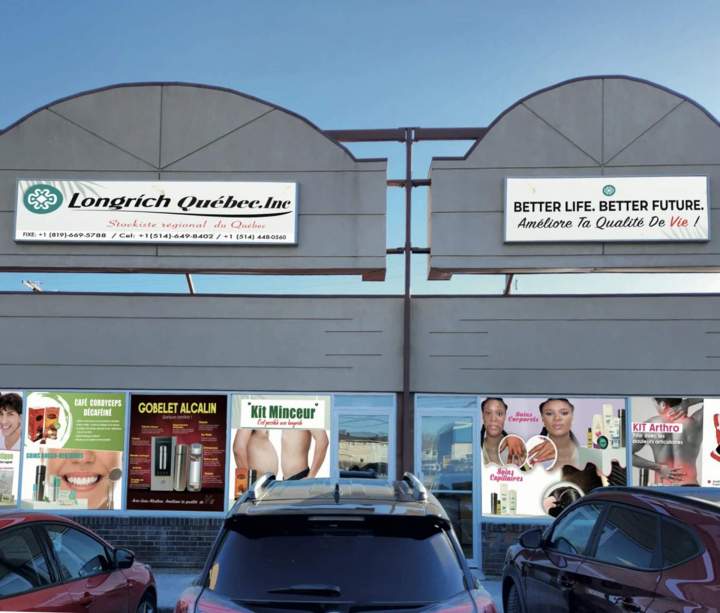 Magasin de vente de produits de Longrich Gatineau